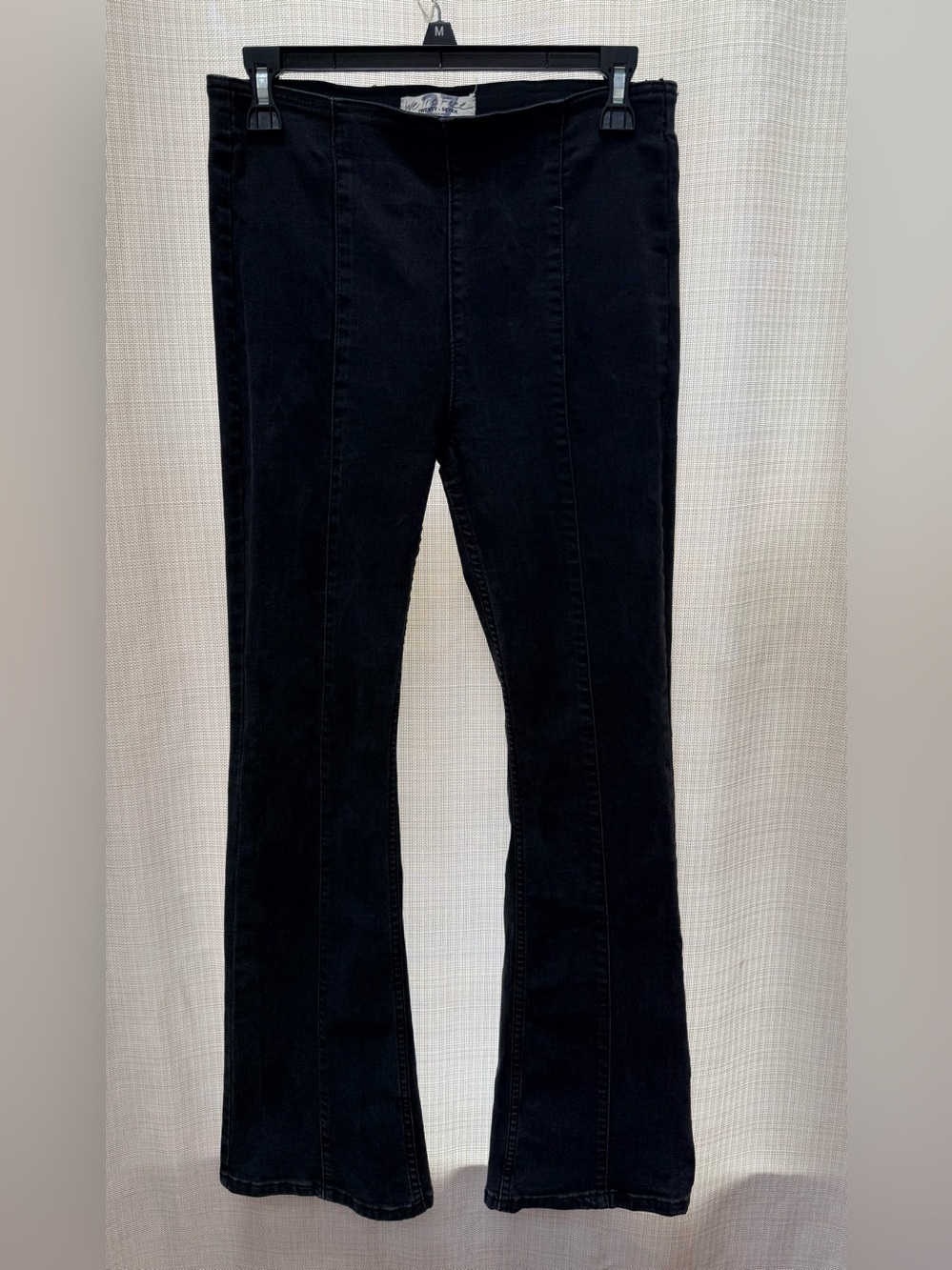 We The Free Black Pull On Flare Jeans Women’s 27 Regular Stretch Boho
